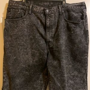 Men’s Black Jean Shorts